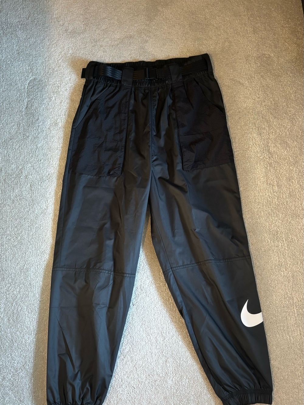 Nike Black Jogger Cargo with White Swoosh